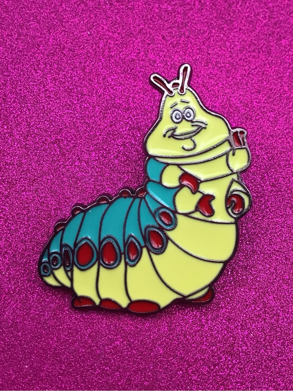 Wonderland Caterpillar Enamel Pin